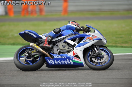 2008-05-11 Monza 2892 Suzuki GSX R European Cup - David Juhasz